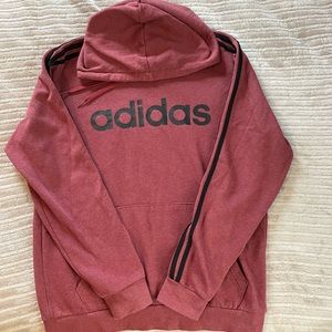 NWOT LARGE Adidas Men's Essentials 3 Stripes Pullover Fleece Hoodie